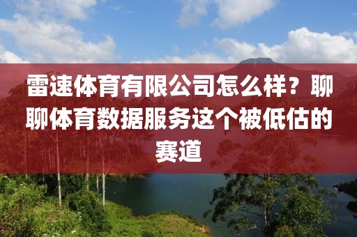 雷速体育有限公司怎么样？聊聊体育数据服务这个被低估的赛道